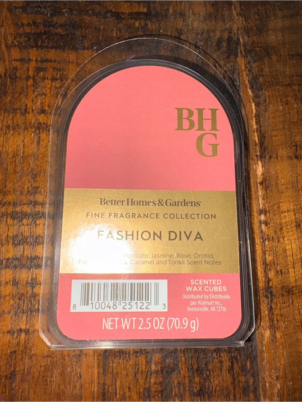 Better Homes And Gardens Fashion Diva Scented Wax Cubes - Pink and Gold